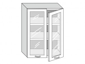 19.60.4 Шкаф настенный (h=913) на 600мм с 2-мя стек.дверцами в Аше - asha.mebel74.com | фото