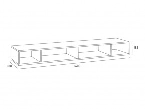 Антресоль MODUL 1600 в Аше - asha.mebel74.com | фото 2