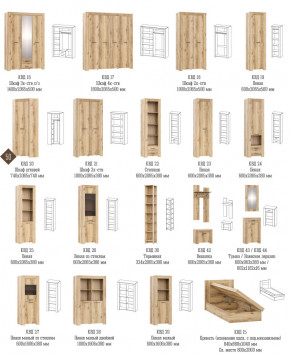 Детская Квадро Дуб Делано темный в Аше - asha.mebel74.com | фото 2