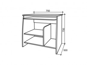 Детский стол компьютерный венге Кроха в Аше - asha.mebel74.com | фото 2