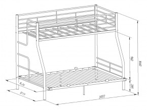 Двухъярусная кровать Гранада-3 140 белый в Аше - asha.mebel74.com | фото 2