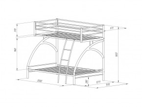 Двухъярусная кровать Виньола-2 Я белый в Аше - asha.mebel74.com | фото 2