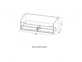 Диван-кровать №1 Ясень анкор светлый в Аше - asha.mebel74.com | фото 2