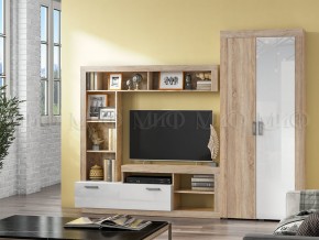 Гостиная Ангара Сонома, Белый в Аше - asha.mebel74.com | фото