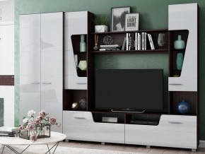 Гостиная Моника БМ-102+ФГ-103 Белый глянец в Аше - asha.mebel74.com | фото 2