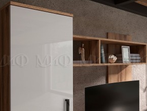 Гостиная Мини Белый глянец, дуб крафт в Аше - asha.mebel74.com | фото 3