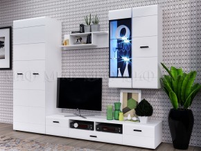 Гостиная Нэнси New МДФ Белый глянец холодный, Белый в Аше - asha.mebel74.com | фото