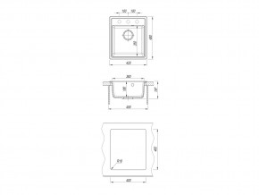 Каменная мойка Dr. Gans Smart Оливия 420 в Аше - asha.mebel74.com | фото 2