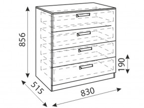 Комод Дуглас модуль 6 в Аше - asha.mebel74.com | фото 2