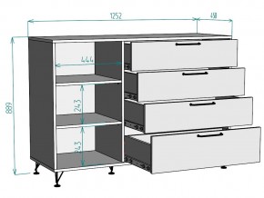 Комод Лофт K69 в Аше - asha.mebel74.com | фото 3