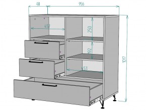 Комод Лофт K71 в Аше - asha.mebel74.com | фото 3