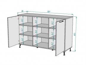 Комод Лофт K80 в Аше - asha.mebel74.com | фото 3