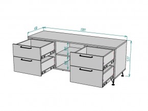 Комод Лофт K83 в Аше - asha.mebel74.com | фото 3