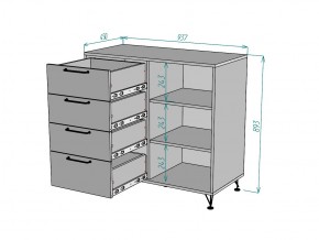 Комод Лофт K86 в Аше - asha.mebel74.com | фото 3