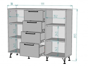 Комод Лофт K93 в Аше - asha.mebel74.com | фото 3