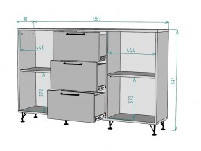 Комод Лофт K97 в Аше - asha.mebel74.com | фото 3