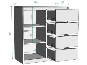 Комод Мальта K115 в Аше - asha.mebel74.com | фото 3