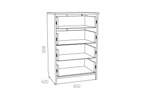 Комод Оливия НМ 040.38 Х в Аше - asha.mebel74.com | фото 3