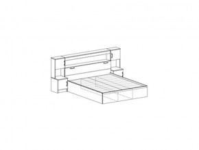 КР 552 кровать с прикроватный блоком в Аше - asha.mebel74.com | фото