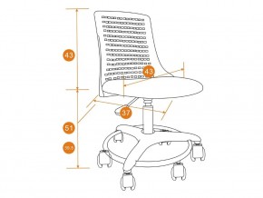 Кресло компьютерное Kiddy бирюзовый в Аше - asha.mebel74.com | фото 5