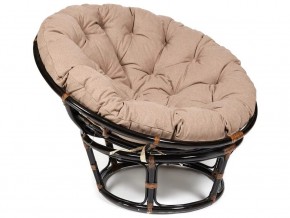 Кресло Papasan 23/01 W с подушкой Antique brown, экошерсть Коричневый в Аше - asha.mebel74.com | фото