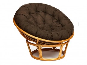 Кресло Papasan 23/01 W с подушкой Honey, ткань Коричневый в Аше - asha.mebel74.com | фото