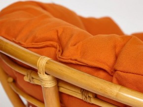 Кресло Papasan 23/01 W с подушкой Honey, ткань Оранжевый в Аше - asha.mebel74.com | фото 4