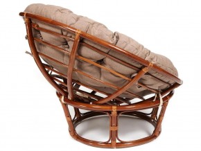 Кресло Papasan 23/01 W с подушкой Pecan, экошерсть Коричневый в Аше - asha.mebel74.com | фото 2