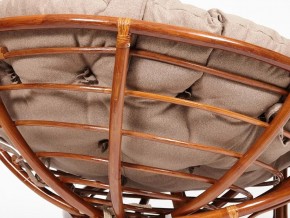 Кресло Papasan 23/01 W с подушкой Pecan, экошерсть Коричневый в Аше - asha.mebel74.com | фото 4