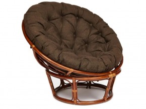 Кресло Papasan 23/01 W с подушкой Pecan, ткань Коричневый в Аше - asha.mebel74.com | фото