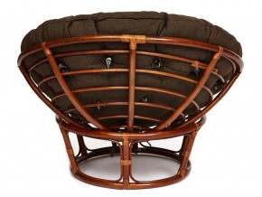 Кресло Papasan 23/01 W с подушкой Pecan, ткань Коричневый в Аше - asha.mebel74.com | фото 2