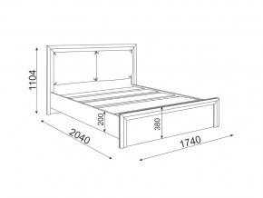 Кровать 1600 с мягкой частью Глэдис М31 в Аше - asha.mebel74.com | фото 2