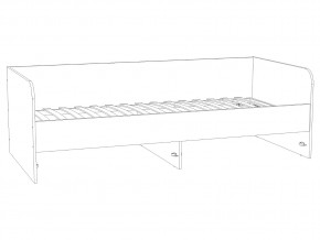 Кровать Банни НМ 041.38 фасад Макарун в Аше - asha.mebel74.com | фото 2