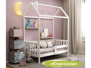 Кровать Домик Аист-1 Классика белый 1600х800 в Аше - asha.mebel74.com | фото