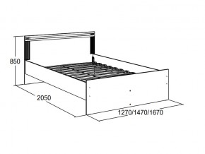 Кровать двойная Ольга 18 1400 в Аше - asha.mebel74.com | фото 2