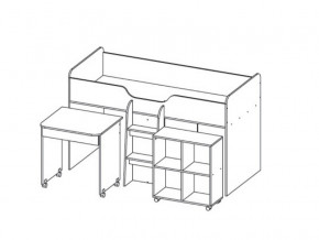 Кровать двухъярусная Каприз-14 без рисунка в Аше - asha.mebel74.com | фото 2