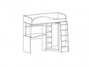 Кровать двухъярусная Каприз-2 без рисунка в Аше - asha.mebel74.com | фото 2