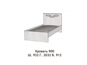 Кровать Диана 900 в Аше - asha.mebel74.com | фото 2