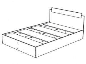 Кровать Эко 1200 ясень шимо в Аше - asha.mebel74.com | фото 2