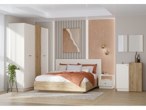 Кровать Квадро арт.031-М1 1400 миндаль в Аше - asha.mebel74.com | фото 2