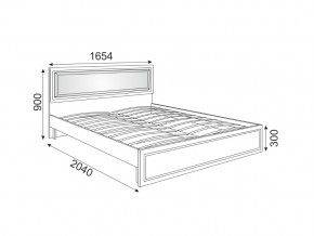 Кровать мягкая Беатрис модуль 10 Дуб млечный в Аше - asha.mebel74.com | фото 2