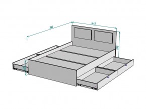 Кровать Ольга L35 ширина 1400 в Аше - asha.mebel74.com | фото 3