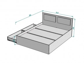 Кровать Ольга L40 ширина 1600 в Аше - asha.mebel74.com | фото 3