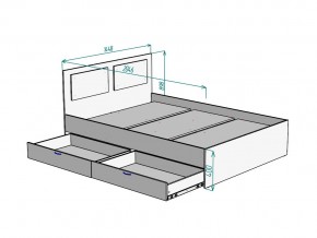 Кровать Ольга L42 ширина 1400 в Аше - asha.mebel74.com | фото 3