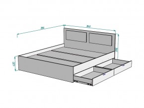 Кровать Ольга L43 ширина 1800 в Аше - asha.mebel74.com | фото 3