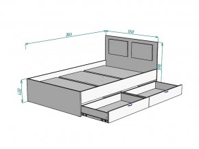 Кровать Ольга L45 ширина 1200 в Аше - asha.mebel74.com | фото 3