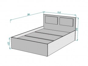 Кровать Ольга L50 ширина 1400 в Аше - asha.mebel74.com | фото 3