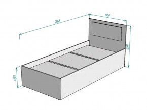 Кровать Ольга L53 ширина 900 в Аше - asha.mebel74.com | фото 3