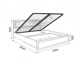 Кровать с мягкой спинкой Беатрис 11 Дуб млечный в Аше - asha.mebel74.com | фото 2