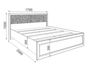 Кровать с настилом 1600 Саванна М05 в Аше - asha.mebel74.com | фото 2